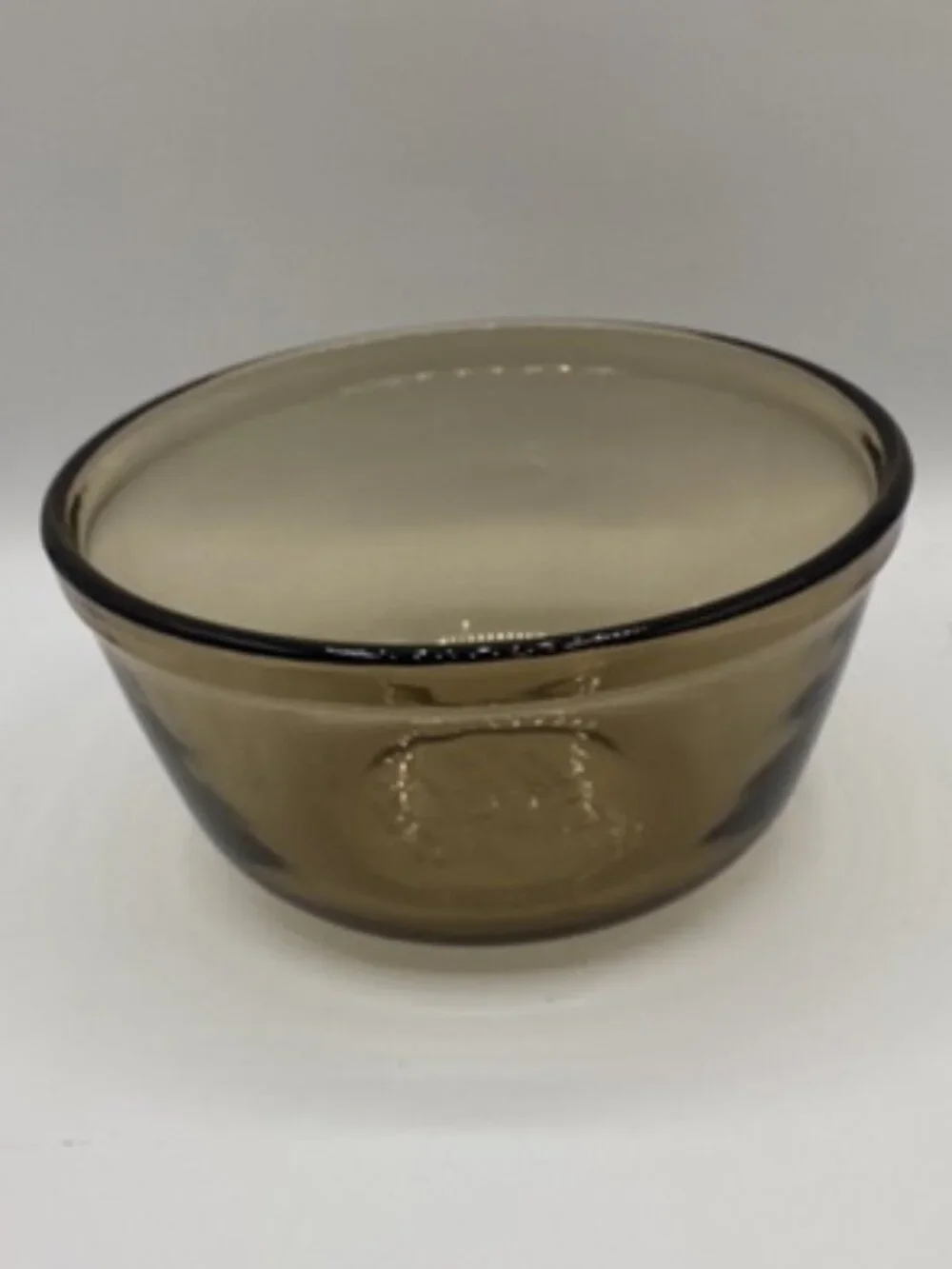 Anchor Hocking Mixing‎ Bowl 1 Quart Amber Brown USA Perfect Condition